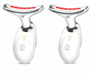 SKIN MASSAGE LED™ | Massageador Facial e Cervical com Aquecimento, Vibração e Fototerapia LED