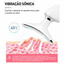SKIN MASSAGE LED™ | Massageador Facial e Cervical com Aquecimento, Vibração e Fototerapia LED