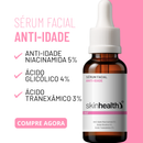 Sérum Anti-idade 30ml - Niacinamida 5% + Ácido Glicólico 4% + Ácido Tranexâmico 3%