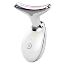 Massageador De Pescoço e Rosto LED Vibração Fototerapia Para Rejuvenescer Firmeza Anti-Rugas