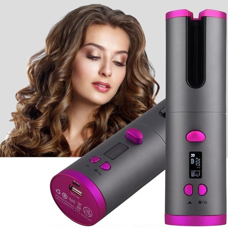 Modelador de Cachos sem fio Auto Curler Pro