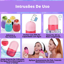 Rolo Gelo Massageador Facial Refrescante Contra Inchaço, Olheiras Rosto Pescoço Limpos Beleza
