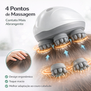 Massageador de Cabeça Elétrico Recarregável Portátil para Couro Cabeludo